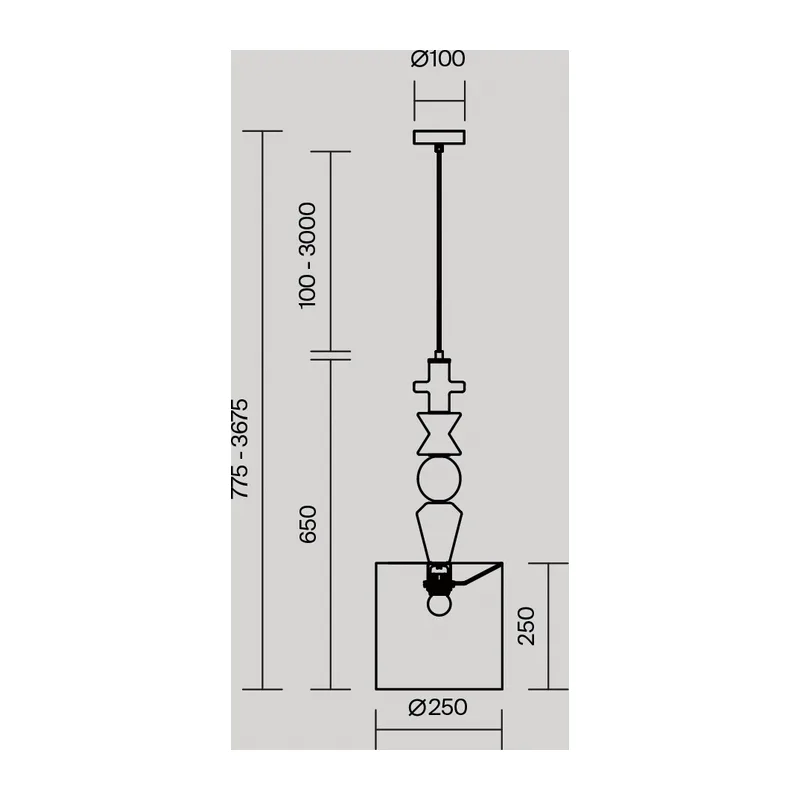 Подвесной светильник Комфорти / Comforty E27х1 Maytoni MOD298PL-01W1 4