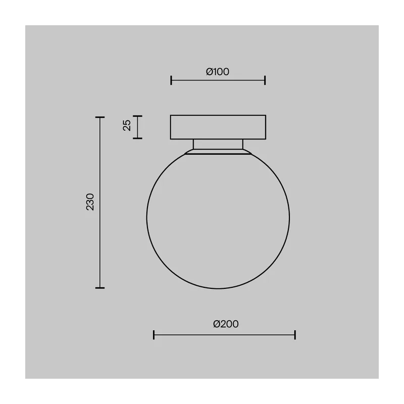 Настенный светильник (бра) Базовая форма / Basic form E14х1 Maytoni MOD321WL-01B1 2