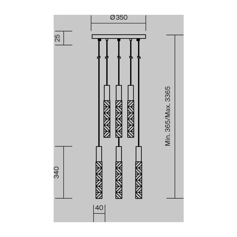Подвесной светильник Селемо / Selemo 3000К 17Вт Maytoni MOD328PL-L18BS3K 6