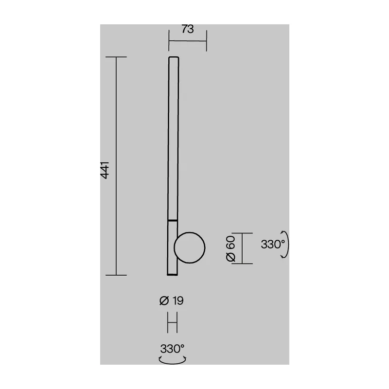 Настенный светильник (бра) Ротера / Rotera 3000К 6Вт Maytoni MOD432WL-L6B3K 10