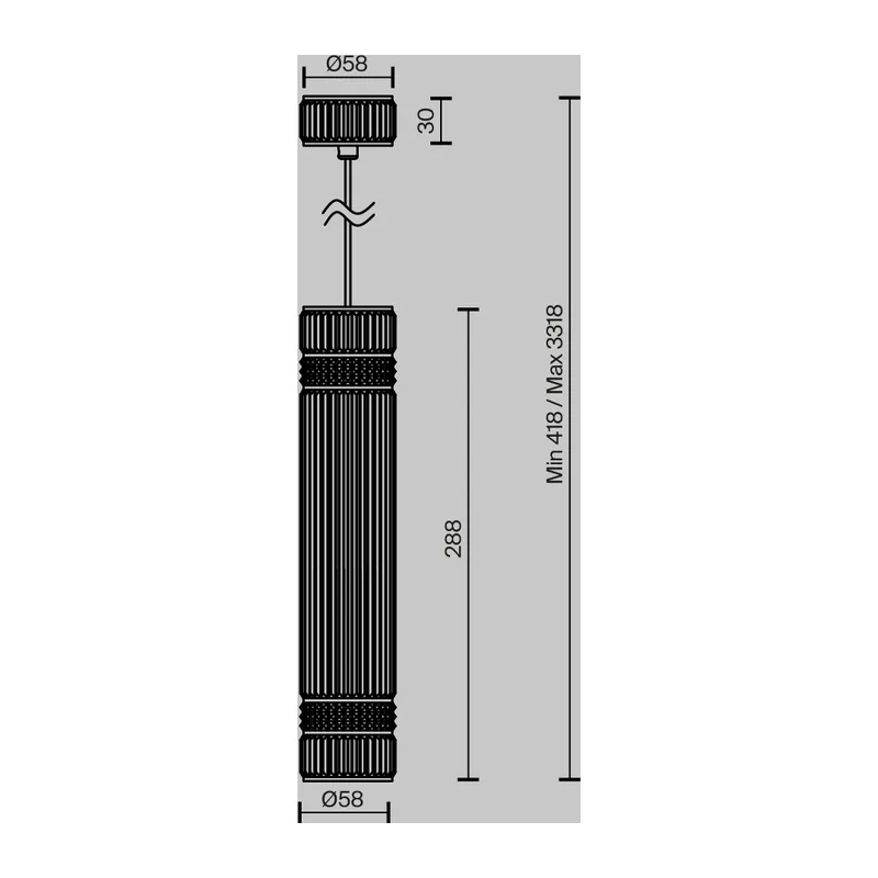 Подвесной светильник Метрополис / Metropolis GU10х1 Maytoni MOD475PL-01B 5