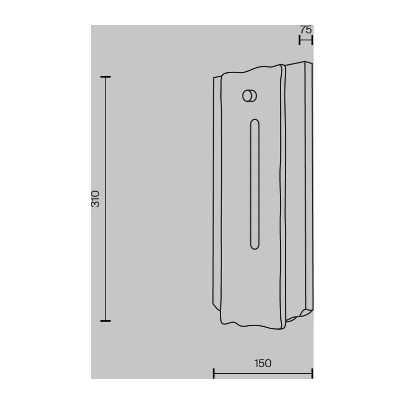 Настенный светильник (бра) Вентана / Ventana 3000К 15Вт Maytoni MOD523WL-L15BG3K 6