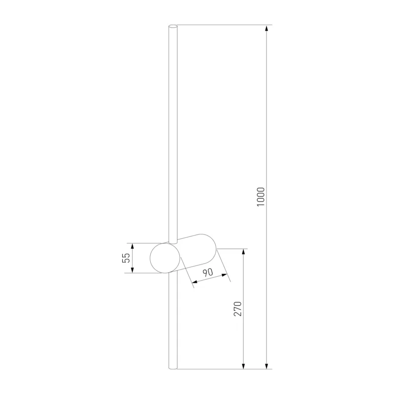 Настенный светодиодный светильник MRL LED 1121 черный Elektrostandard 5