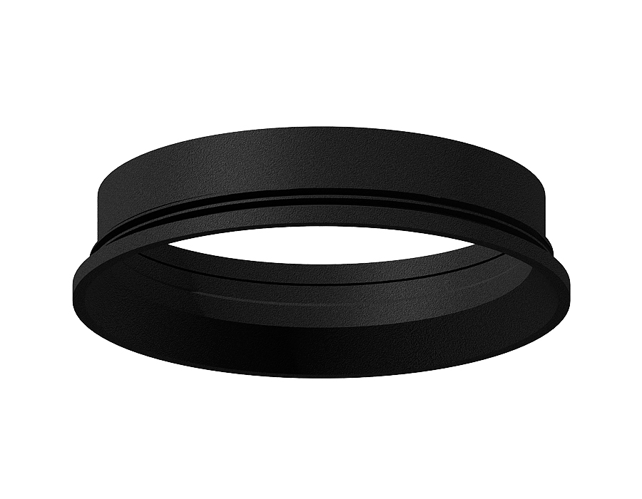 Насадка передняя для корпуса светильника с диаметром отверстия D60mm N6102 SBK черный песок D60*H18mm Out2mm MR16 Ambrella Light 6