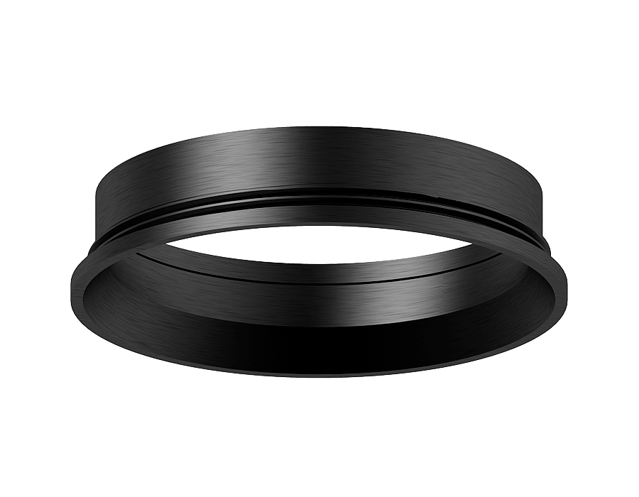 Насадка передняя для корпуса светильника с диаметром отверстия D60mm N6103 PBK черный полированный D60*H18mm Out2mm MR16 Ambrella Light 8