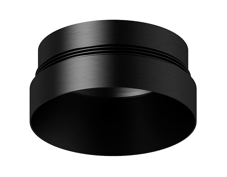 Насадка передняя для корпуса светильника с диаметром отверстия D60mm N6131 PBK черный полированный D60*H25mm Out10mm MR16 Ambrella Light 12