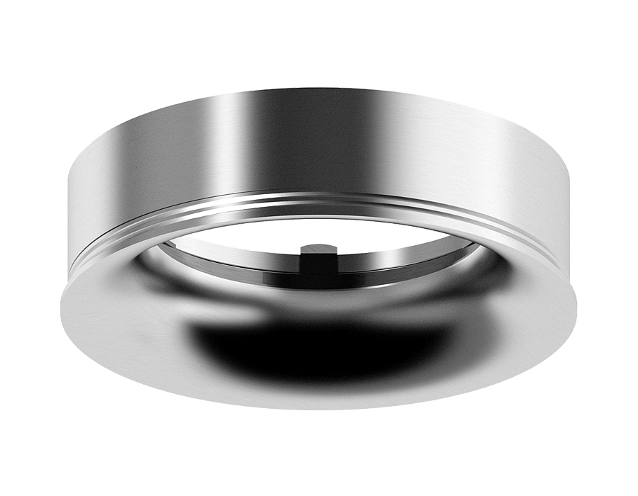 Насадка передняя для корпуса светильника с диаметром отверстия D70mm N7012 PSL серебро полированное D70*H20mm Out2mm MR16 Ambrella Light 12