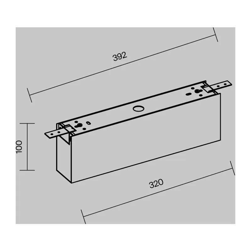 Короб для блока питания Elasity IP Maytoni O-TR001-BX-B 6