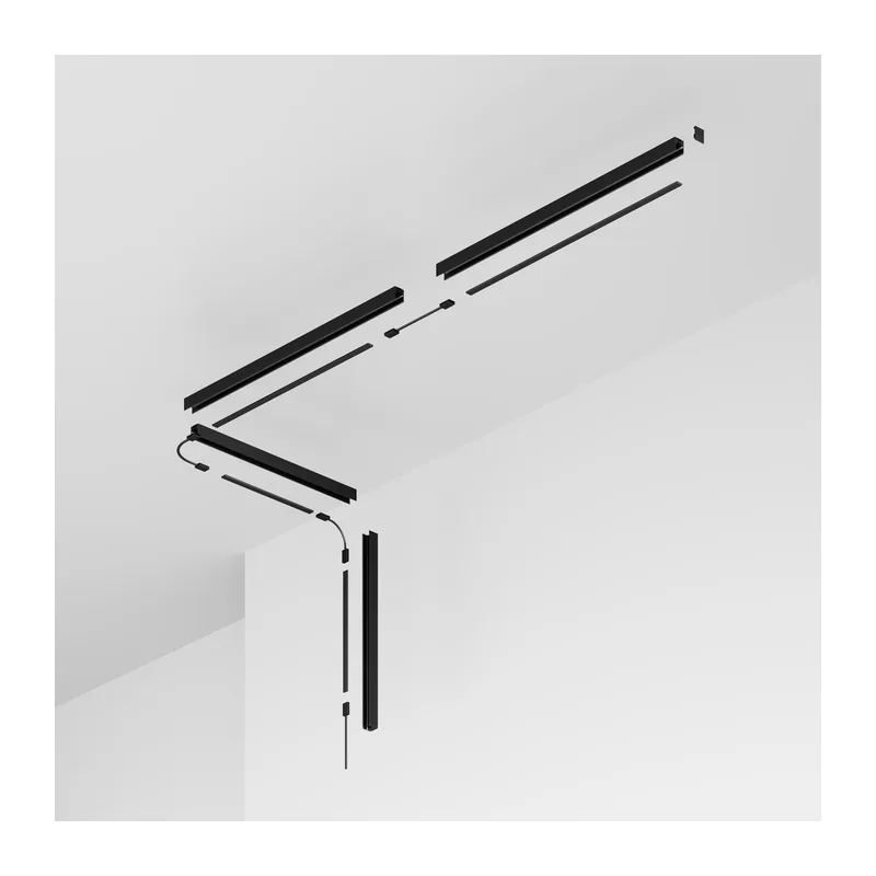 Профиль 2м Exility IP накладной черный Maytoni O-TR002OH-P-B2M 4