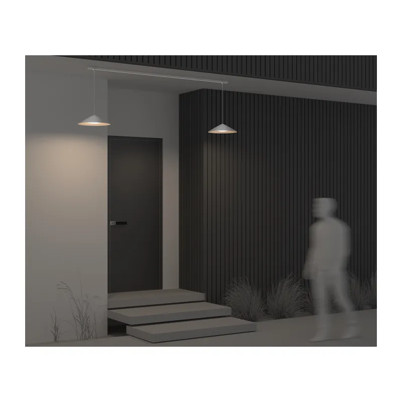 Уличный трековый светильник Кампана / Campana Elasity IP 3000K 12Вт 120° белый Maytoni O-TR01-1-P-12WW3K 6