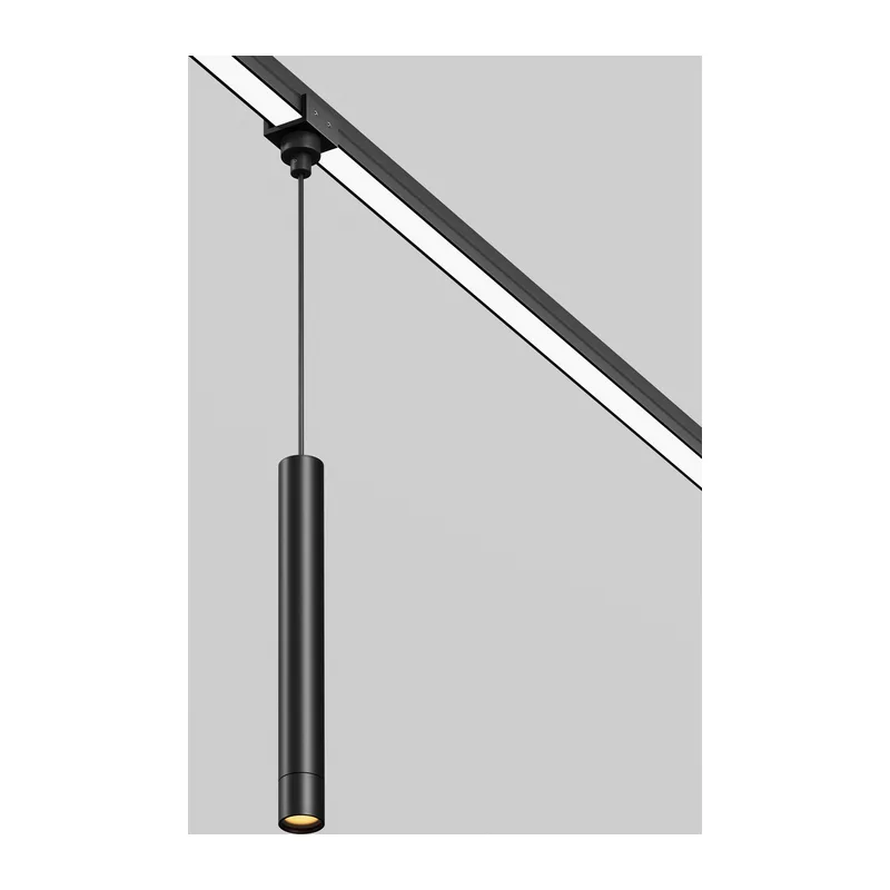 Уличный трековый подвесной светильник Фокус / Focus Led Elasity IP 3000К 8Вт 38° черный Maytoni O-TR01-1-P-8WB3K 5