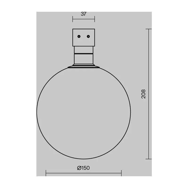 Уличный трековый светильник Луна / Luna Elasity IP 3000К 9Вт 120° черный Maytoni O-TR01-2-S-9WB3K 8