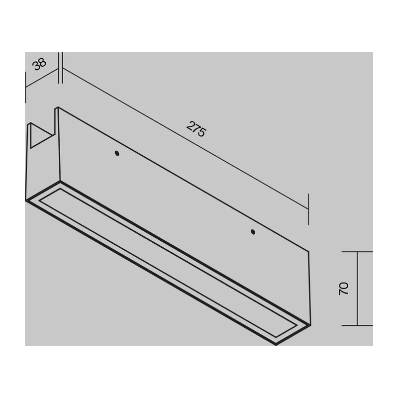 Уличный трековый светильник Точки / Points Elasity IP 3000К 20Вт 45° черный Maytoni O-TR01-3-S-20WB3K 7