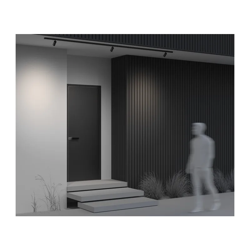 Уличный трековый светильник Фокус / Focus Led Exility IP 4000К 8Вт 36° черный Maytoni O-TR02-1-S-8WB4K 8