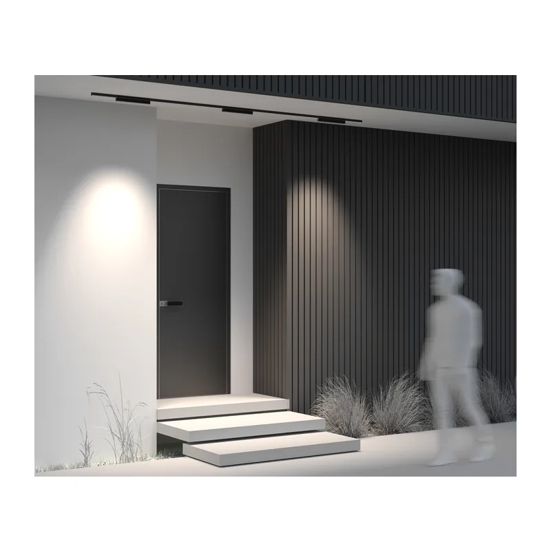 Уличный трековый светильник Точки / Points Exility IP 4000К 18Вт 36° черный Maytoni O-TR02-2-S-18WB4K 8