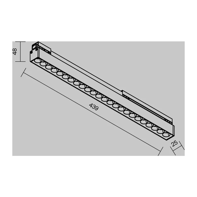 Уличный трековый светильник Точки / Points Exility IP 4000К 24Вт 36° черный Maytoni O-TR02-2-S-24WB4K 9