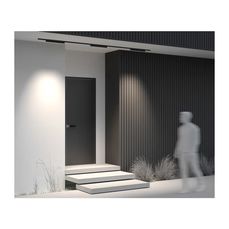Уличный трековый светильник Точки / Points Exility IP 4000К 24Вт 36° черный Maytoni O-TR02-2-S-24WB4K 8
