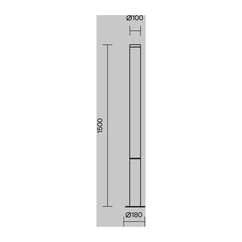 Садово-парковый светильник Гинза / Ginza 3000К 50Вт IP 54 Maytoni O041FL-L50B3K 8