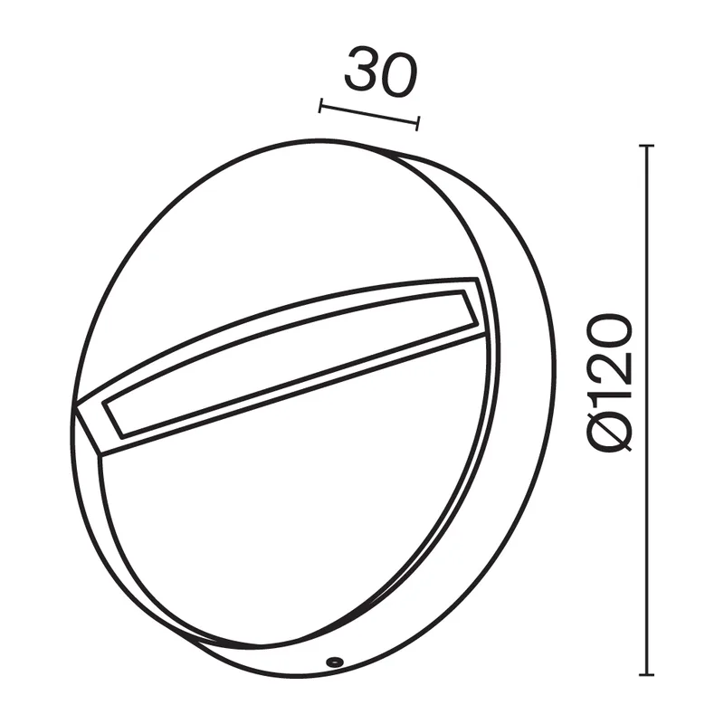 Подсветка для лестниц Грива / Mane 3000K 3Вт IP 54 Maytoni O046SL-L3B3K 3