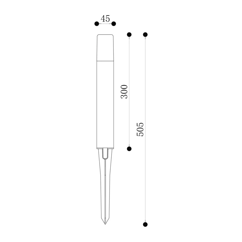 Ландшафтный светильник Талпа / Talpa 3000К 3Вт IP 65 Maytoni O416FL-L3B3K1 9