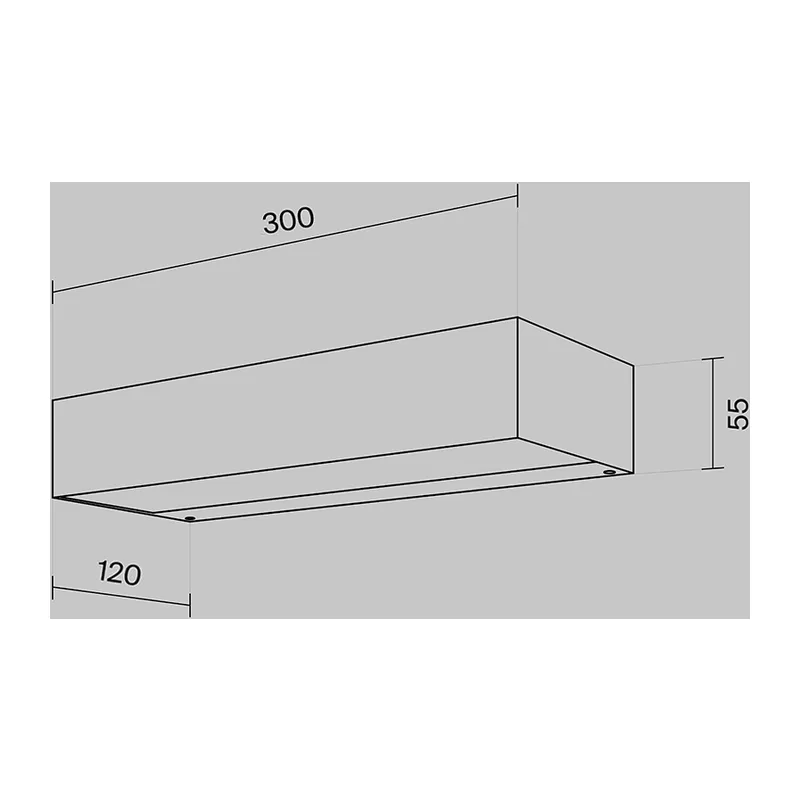 Настенный светильник (бра) Лот / Lot 3000K 10Вт IP 65 Maytoni O428WL-L10W3K 9