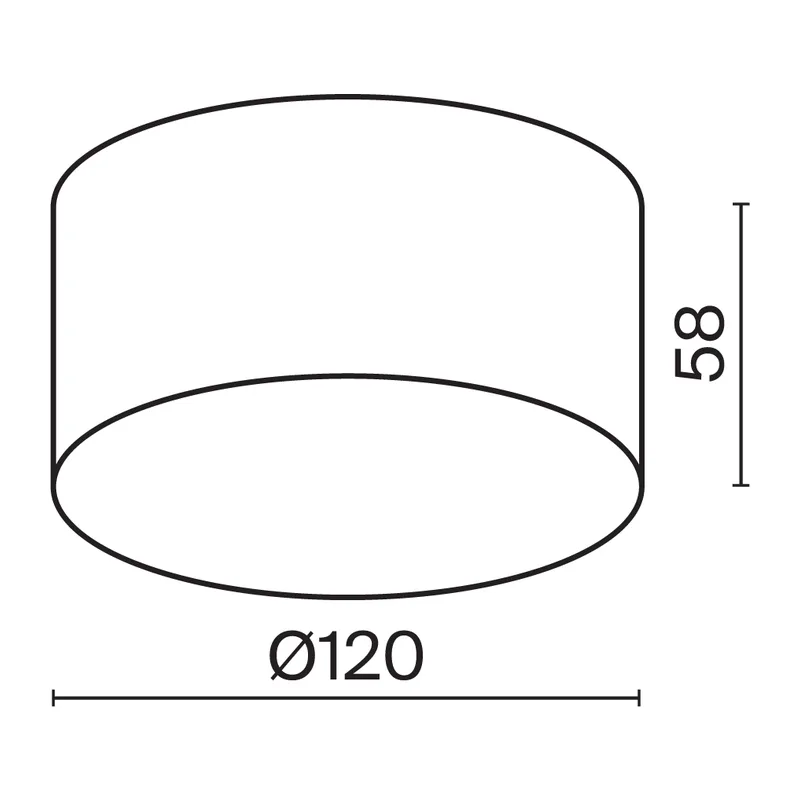 Потолочный светильник Зон / Zon IP 3000K 15Вт IP 65 Maytoni O430CL-L15B3K 3
