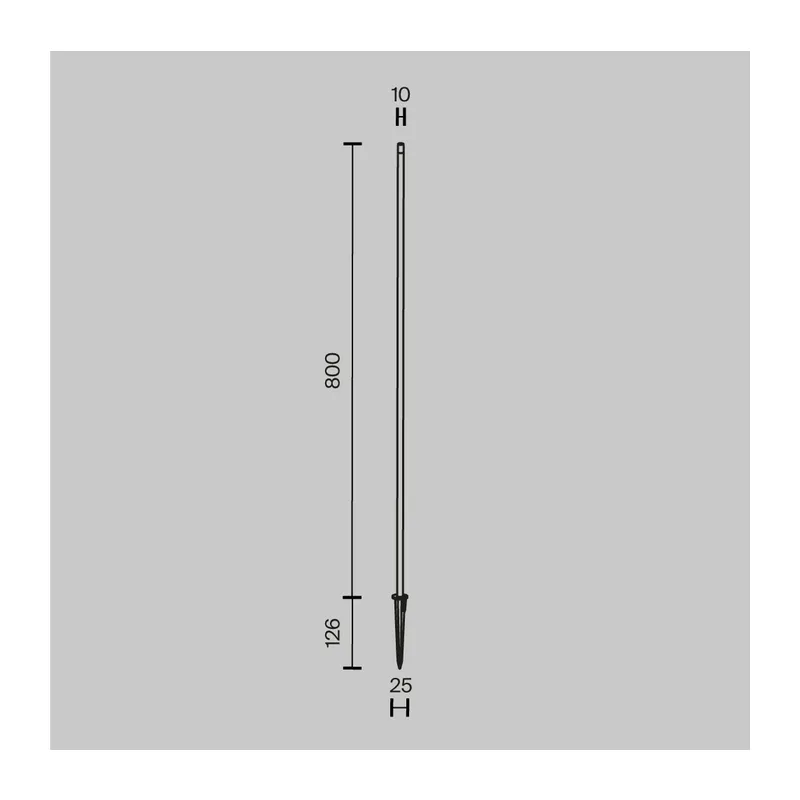 Ландшафтный светильник Копье / Spear 3000K 1Вт 24В IP 65 Maytoni O441FL-L1GF3K1 13