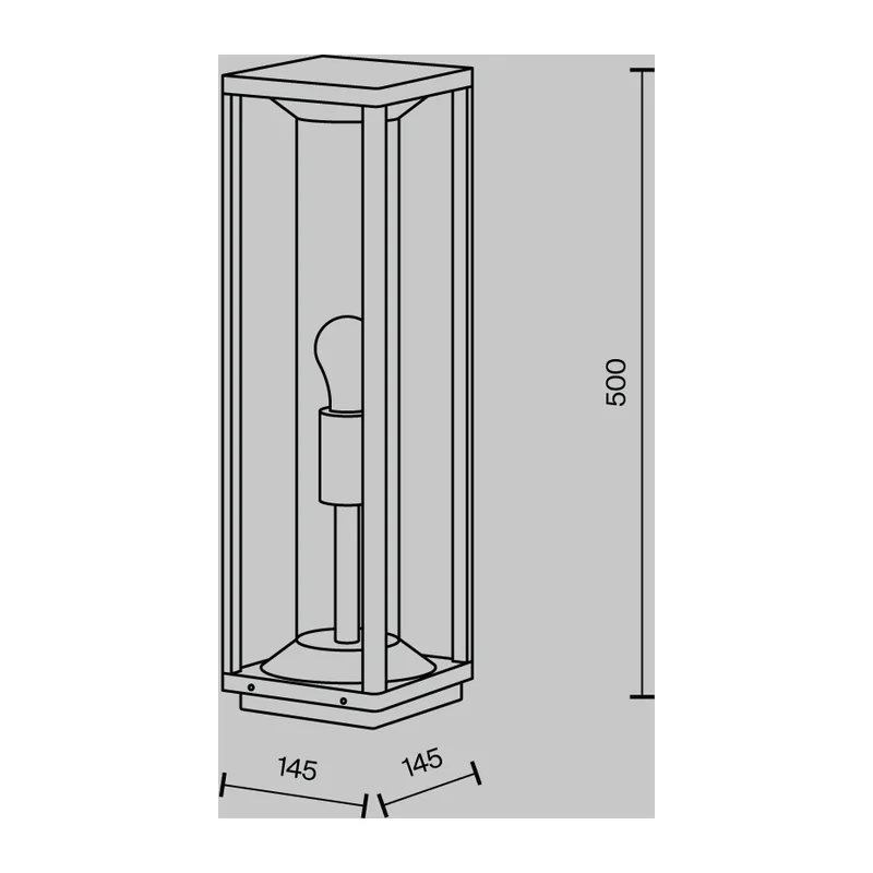 Ландшафтный светильник Келья / Cell E27x1 15Вт IP 54 Maytoni O452FL-01GF1 14