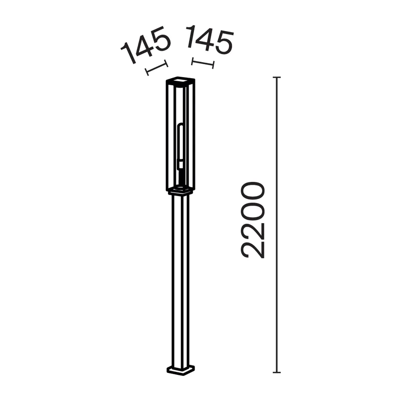 Ландшафтный светильник Келья / Cell E27x1 15Вт IP 54 Maytoni O452FL-01GF3 2