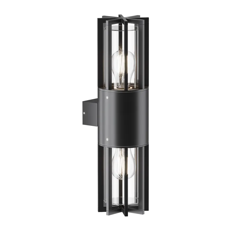 Настенный светильник (бра) Баррель / Barrel E27x2 15Вт IP 54 Maytoni O453WL-02GF