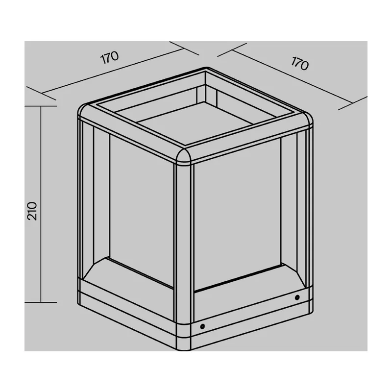 Ландшафтный светильник Трим / Trim E27x1 15Вт IP 65 Maytoni O455FL-01GF1 9