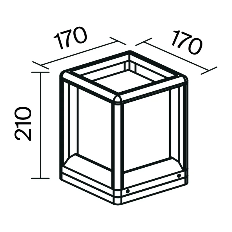 Ландшафтный светильник Трим / Trim E27x1 15Вт IP 65 Maytoni O455FL-01GF1 2