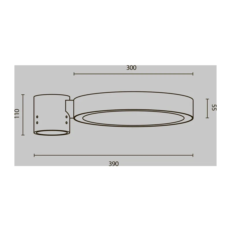 Парковый светильник Дион / Dion 3000К 50Вт IP 65 Maytoni O472H-L50GF3K 10