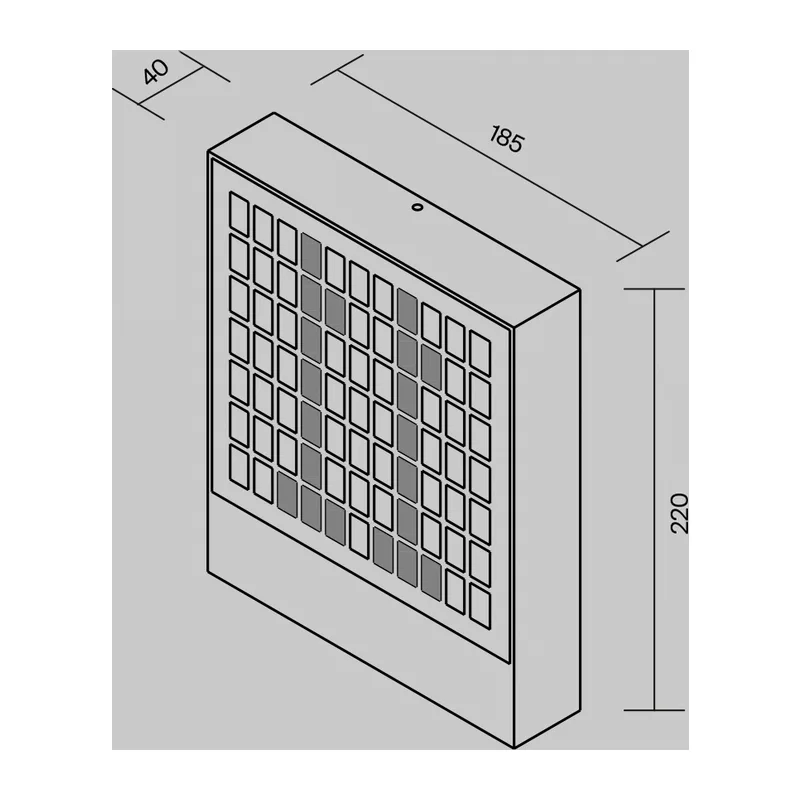 Настенный светильник (бра) Анри / Anri 3000К 10Вт IP 54 Maytoni O475WL-L10GF3K 6