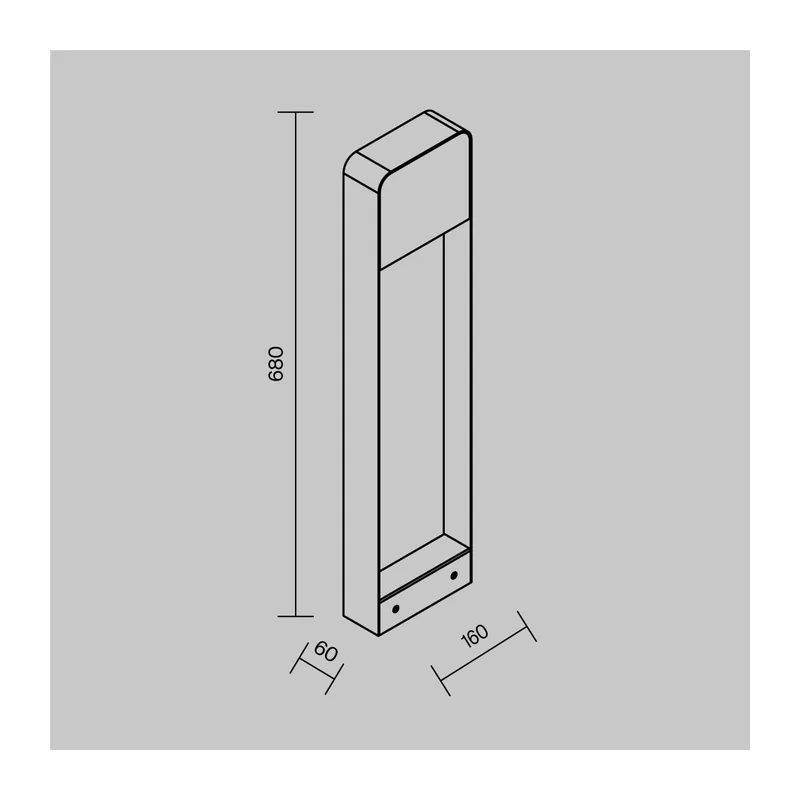 Ландшафтный светильник Портал / Porte 3000К 5Вт IP 54 Maytoni O481FL-L7B3K 2