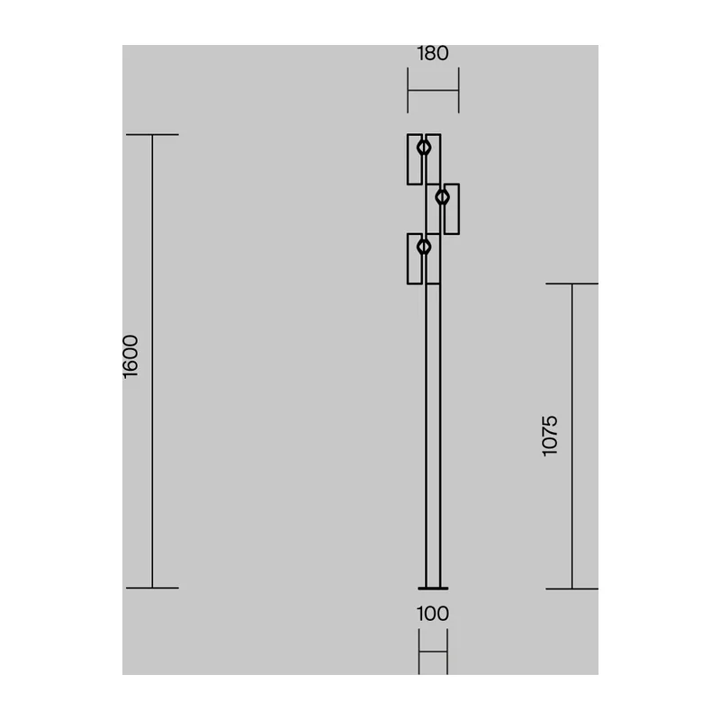 Садово-парковый светильник Торк / Torq 3000К 30Вт IP 65 Maytoni O494FL-L30B3K 8