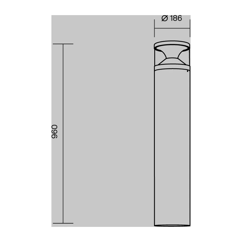 Ландшафтный светильник Пиро / Pyro 3000К 21Вт IP 65 Maytoni O496FL-L21B3K2 9