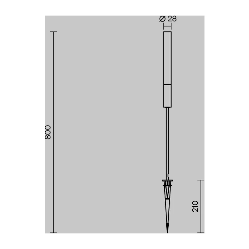 Ландшафтный светильник Блеск / Flare 3000K 3Вт IP 65 Maytoni O510FL-L3BS3K 8
