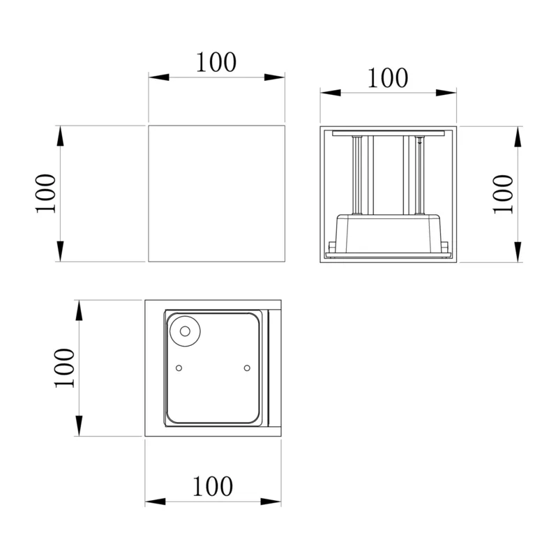 Архитектурная подсветка Фултон / Fulton 3000К 20Вт IP 54 Maytoni O572WL-L20W3K 9