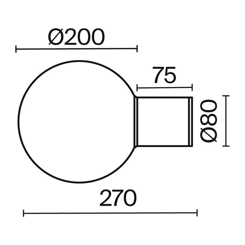 Настенный светильник (бра) Смелый / Bold E27х1 60Вт IP 54 Maytoni O598WL-01B1 4