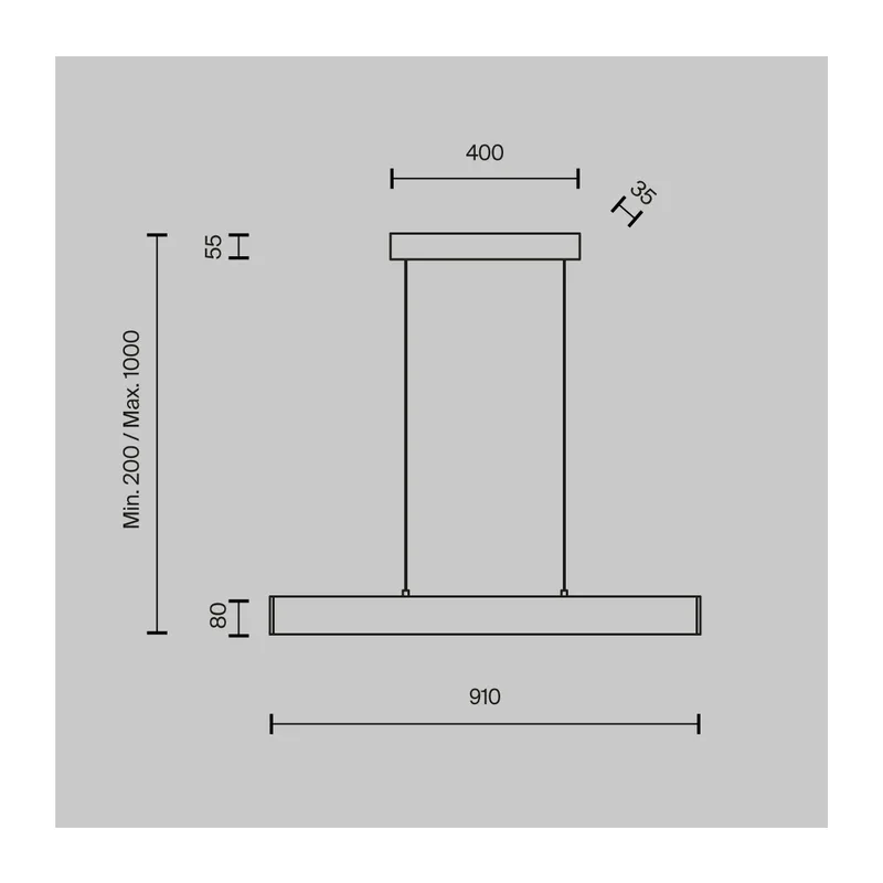 Подвесной светильник Шаг / Step 4000К 23Вт Maytoni P010PL-L23B4K 4