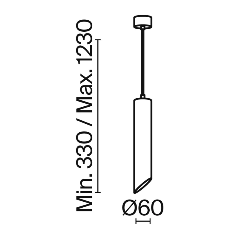 Подвесной светильник Липари / Lipari GU10х1 Maytoni P044PL-01-30GU10-W 2