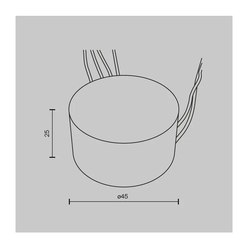 Источник питания DALI DT6 12Вт IP54 Maytoni PSL-DL40-S-300mA 3
