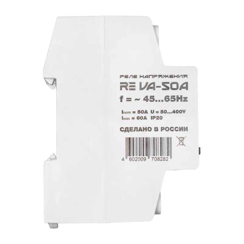 Реле напряжения с контролем тока RE VА-50А 6