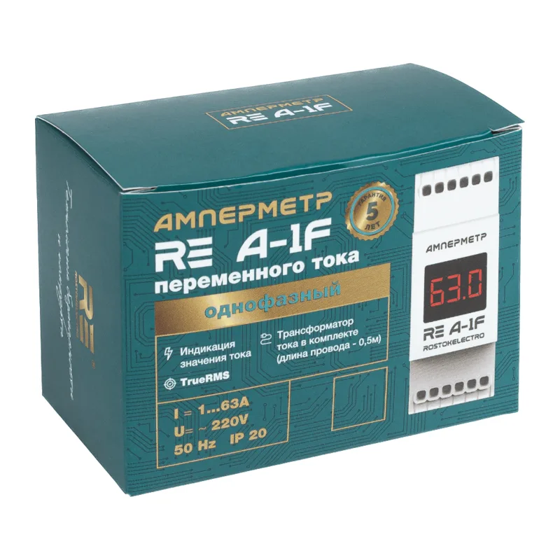 Амперметр RE A-1F 6