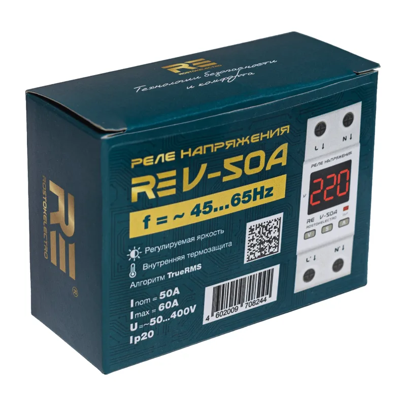 Реле напряжения RE V-50A 6