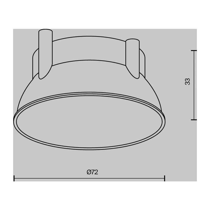 Декоративная рамка-отражатель для светильников серии Альфа / Alfa LED белый Maytoni Ring12-15W-RD-W 2