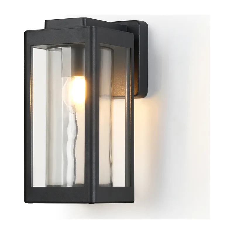 Уличный настенный светильник ST2404 GR/CL серый/прозрачный IP54 E27 max 40W 245*110*150 Ambrella Light 4