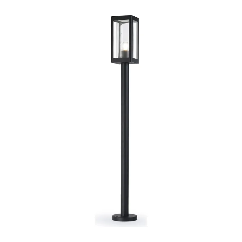 Уличный ландшафтный светильник E27*1 IP54 ST2425 BK/CL черный/прозрачный IP54 E27 max 40W 110*110*1000 Ambrella Light 6