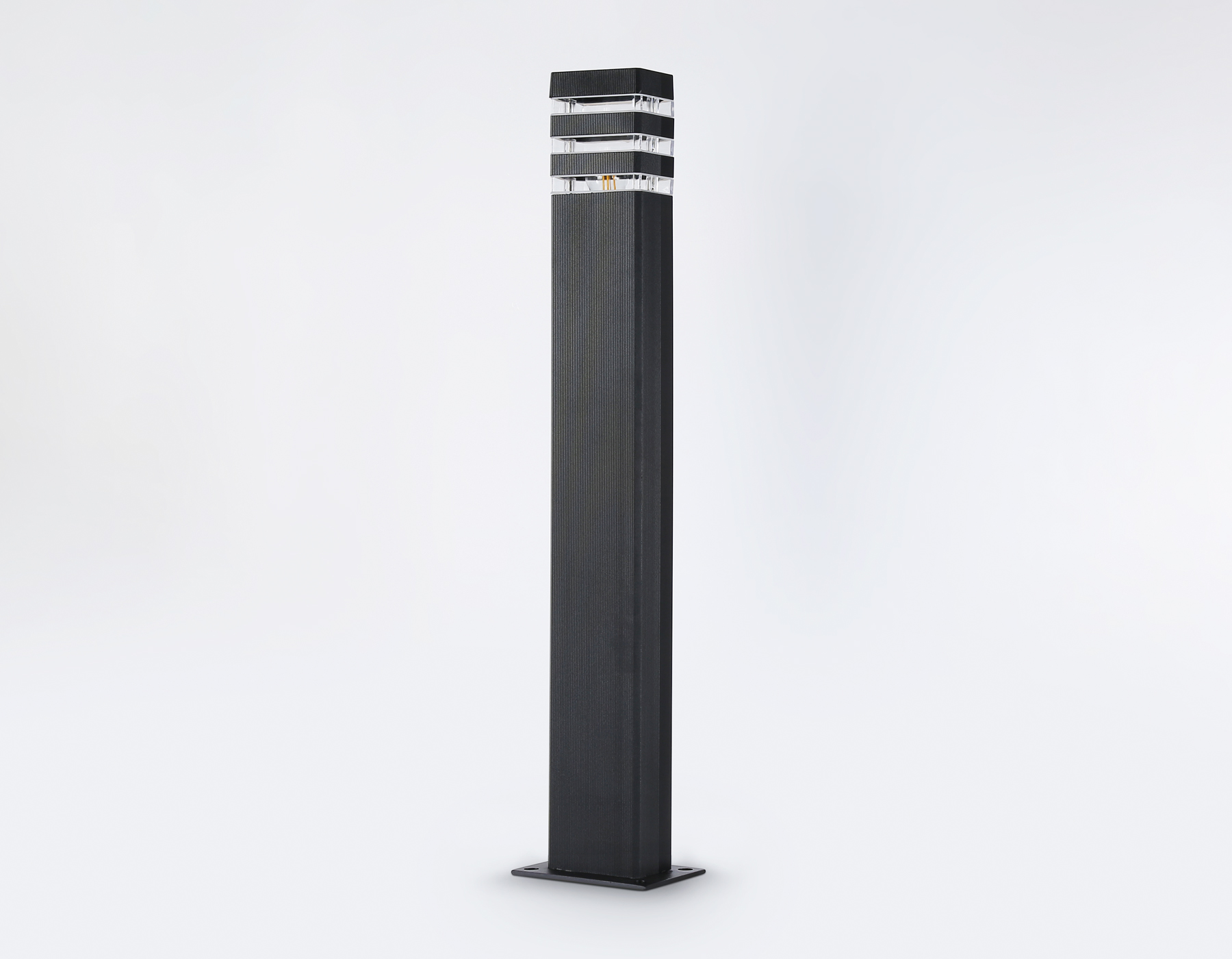 Уличный ландшафтный светильник ST2588 BK/CL черный/прозрачный IP54 E27 max 40W 110*65*800 Ambrella Light 10